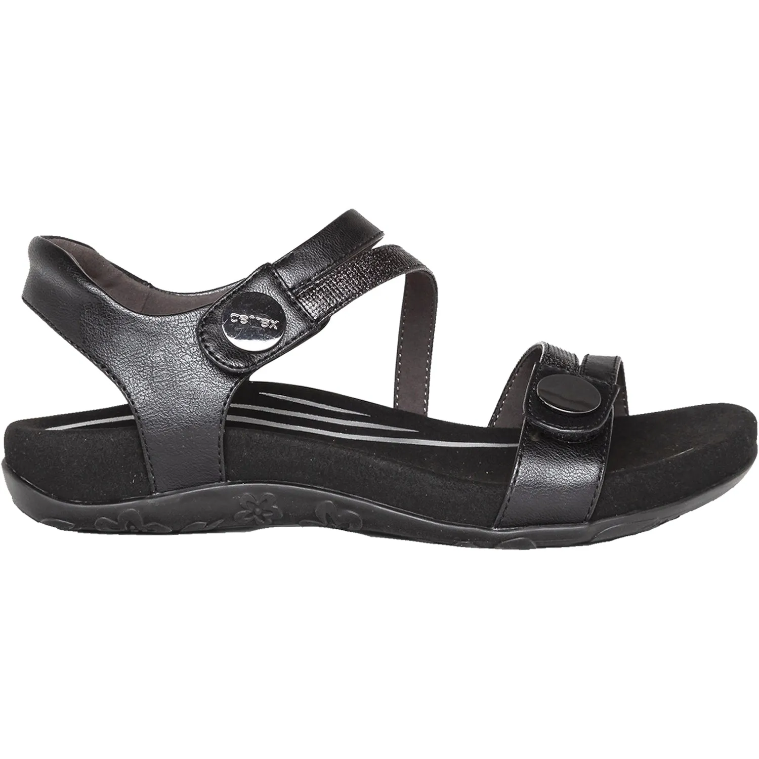 Women's Aetrex Jess Black Synthetic