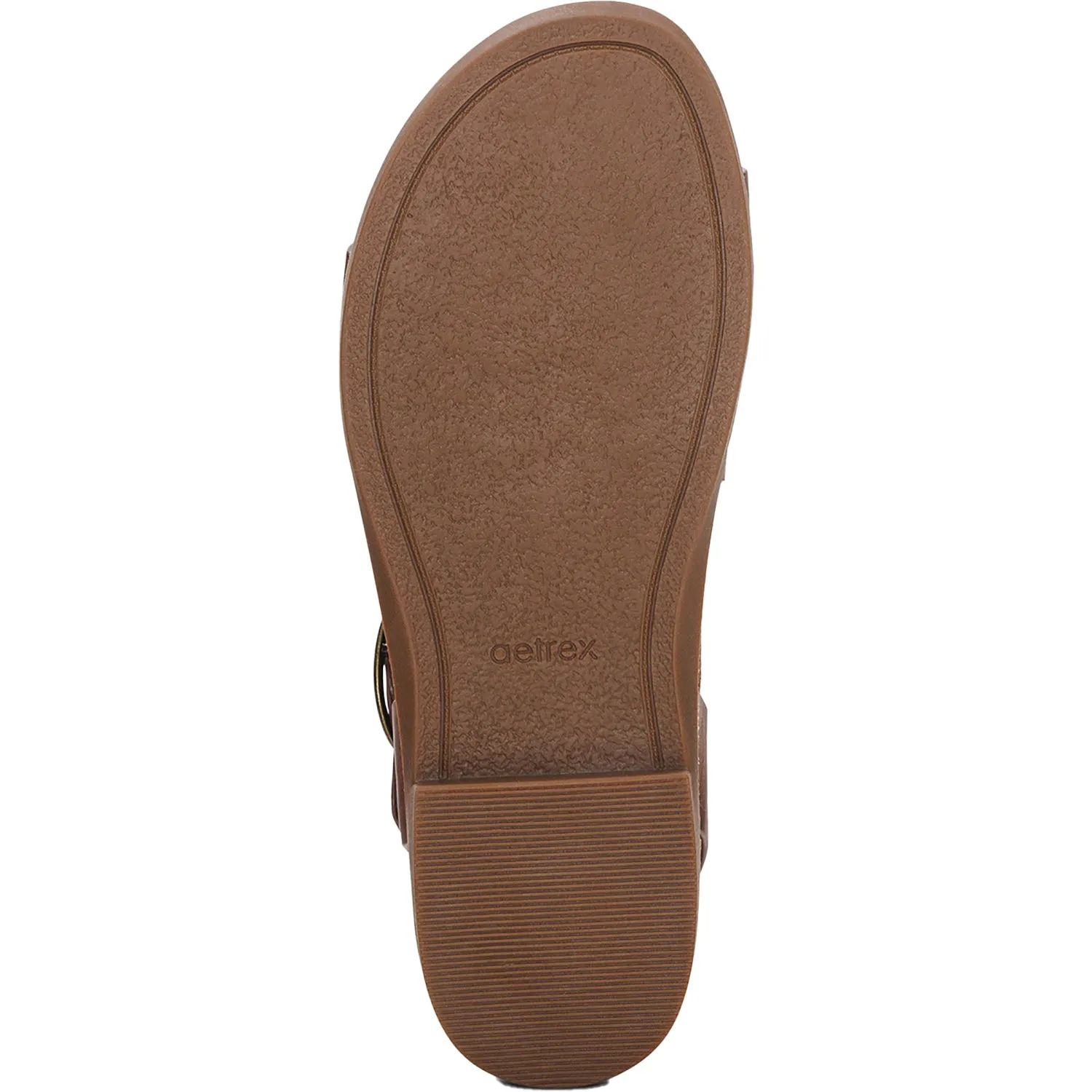 Women's Aetrex Tamara Walnut Leather