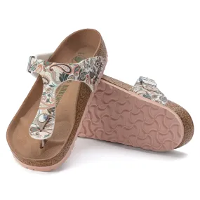 Women's Birkenstock Gizeh Vegan Birko-Flor Color: Paisley Light Rose