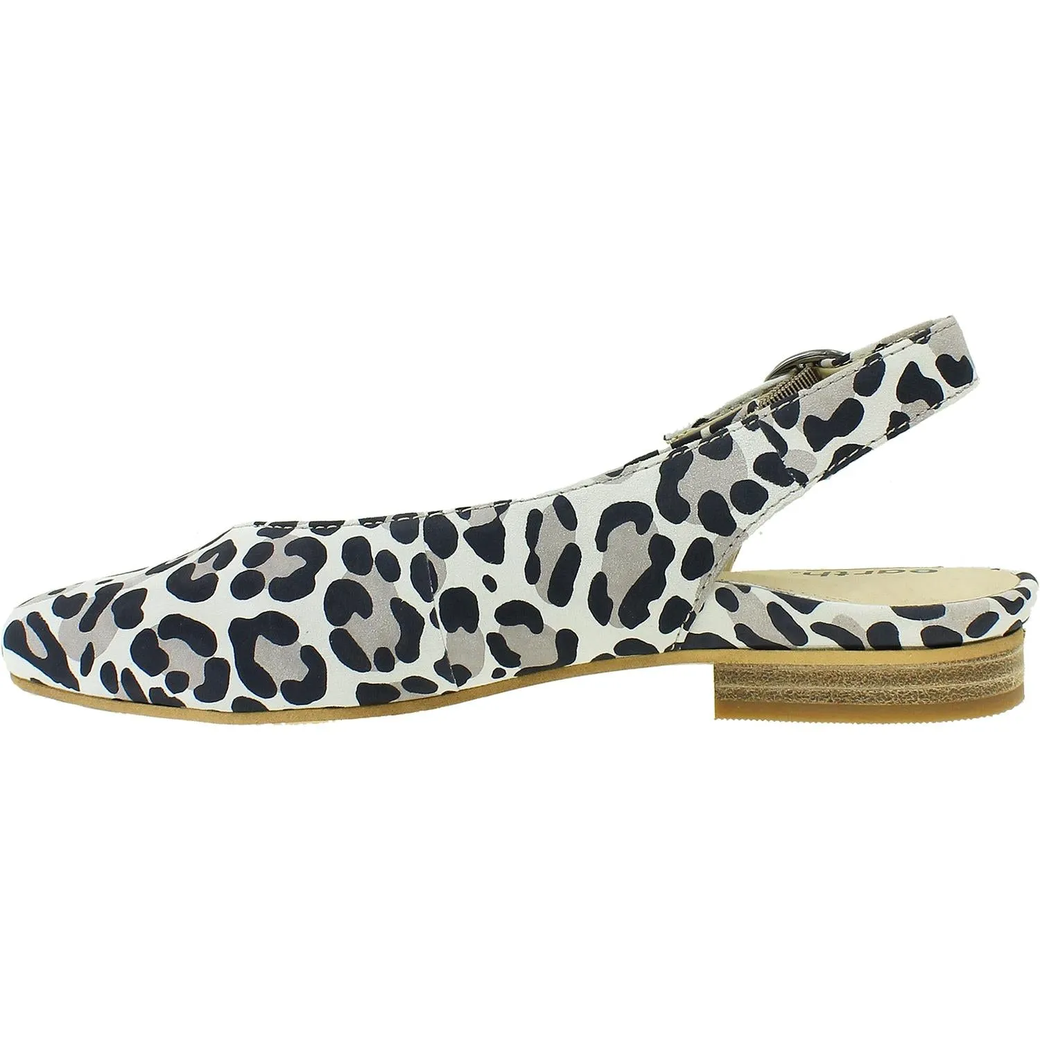 Women's Earth Ursula Taupe Leopard Multi Silky Suede