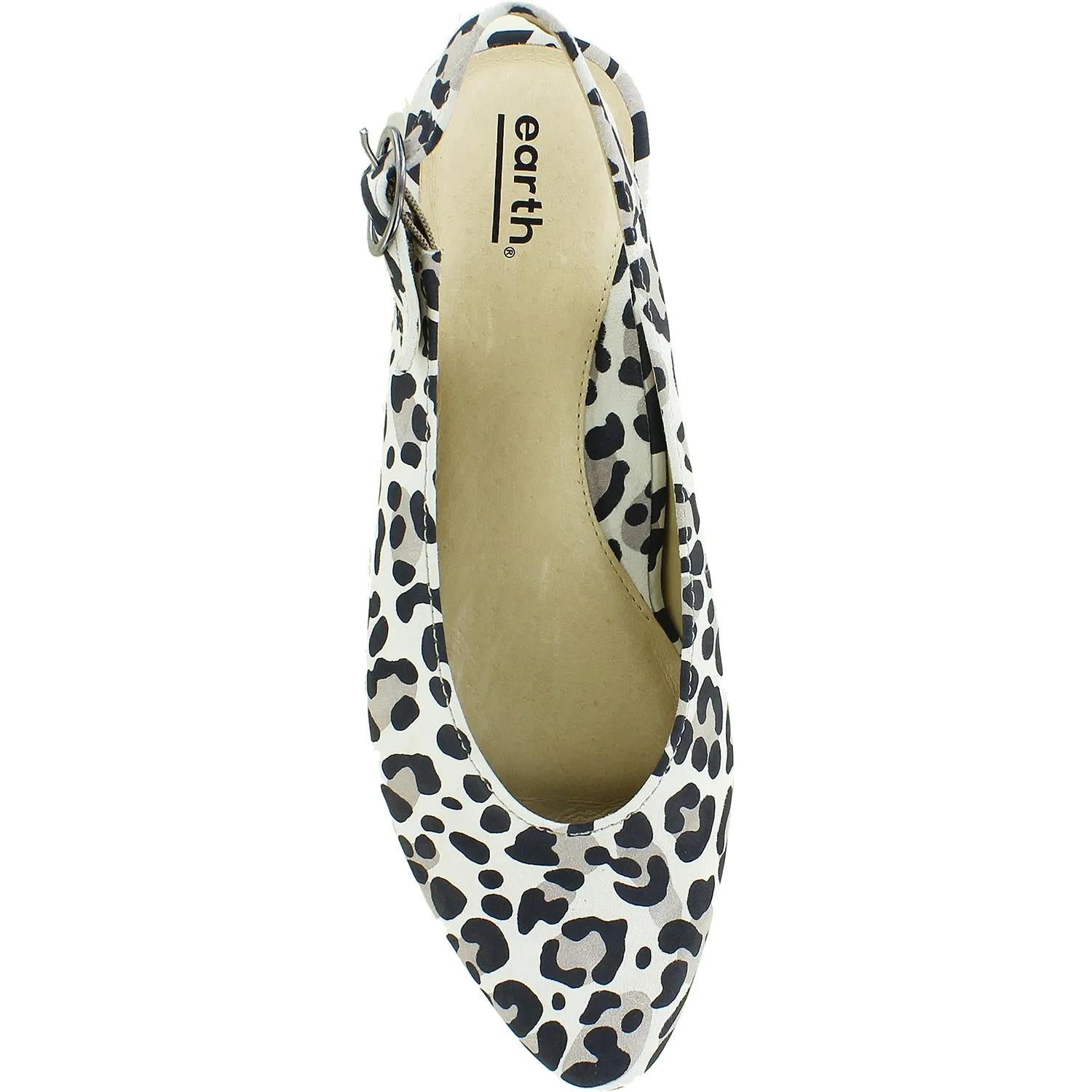 Women's Earth Ursula Taupe Leopard Multi Silky Suede