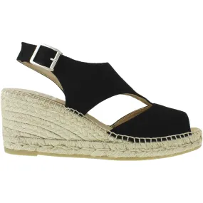 Women's Kanna Ania Ante Black Suede