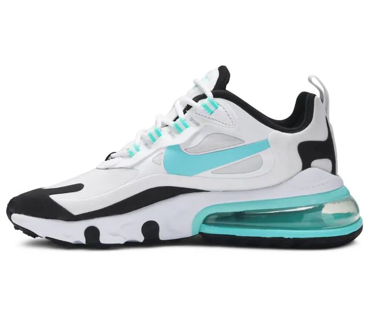 Women's Nike Air Max 270 React (White/Aqua)