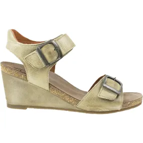 Women's Taos Buckle Up Stone Leather